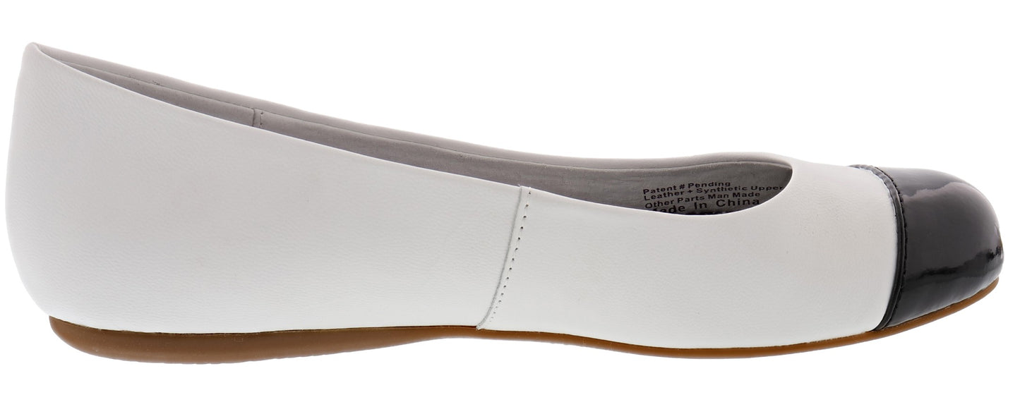 Softwalk Women's Napa Narrow Width Slip On Ballerina Flats