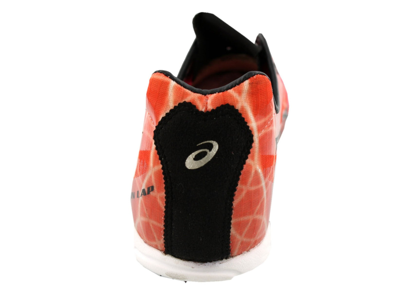 
                  
                    Back of KnockoutPink/Black/Flame 529603 ASICS Gunlap Men's Track Shoes with Removable Spikes
                  
                