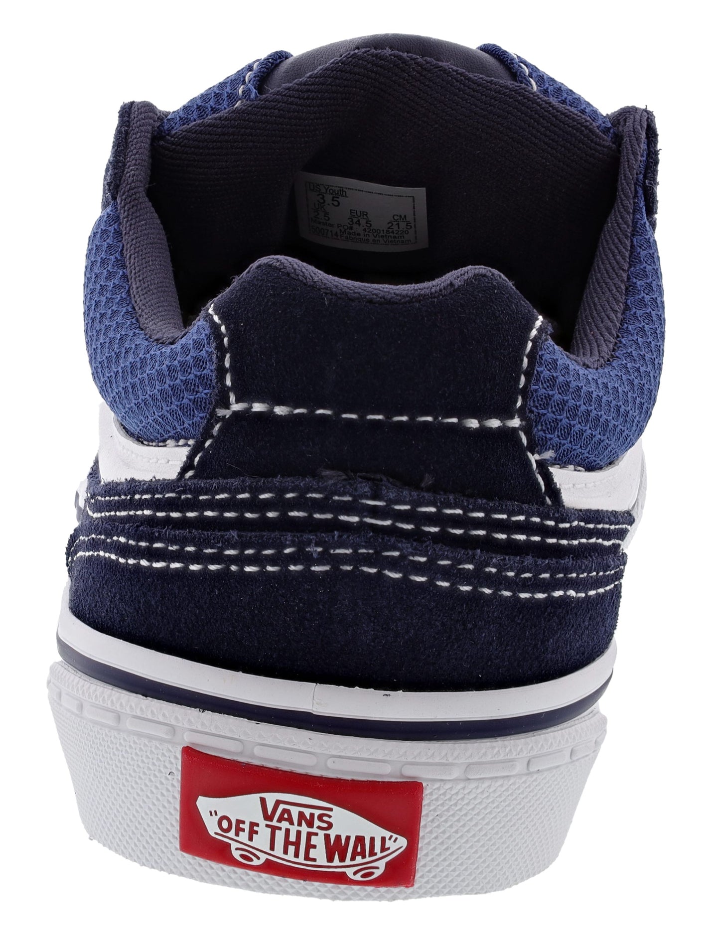 Vans Kid's Caldrone Low Suede and Mesh Sneakers