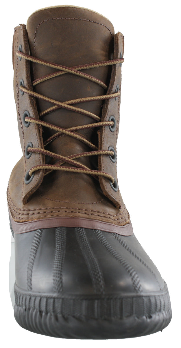 sorel cheyanne ii tobacco / Men's Made with an insulated leather and textile upper Sorel Cheyanne II Duck Boot