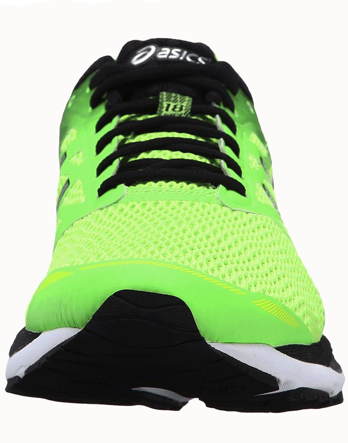 
                  
                    Front of Yellow with green silver and black accents ASICS Men Walking Trail Cushioned Running Shoes Cumulus 18
                  
                