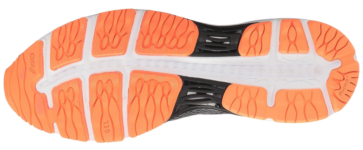 
                  
                    Sole of Carbon/Black/Orange ASICS Men Walking Trail Cushioned Running Sneakers Cumulus 19
                  
                