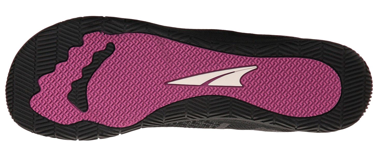 Sole of Black/Purple Altra Womens Cross-Training Gym PowerSole Crossfit Workout Shoes Hiit Xt