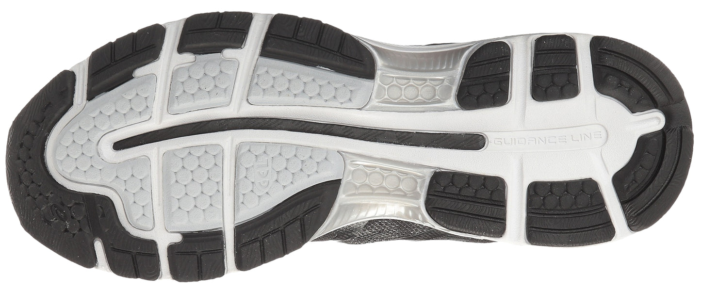 
                  
                    Sole of Black/Silver ASICS Men Walking Trail Cushioned Running Sneakers Gel Nimbus 19
                  
                