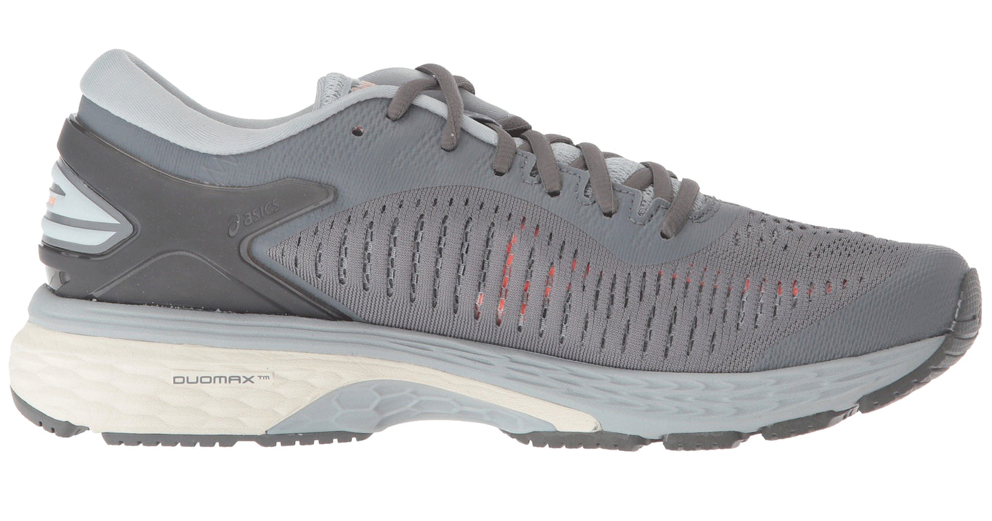 Medial of Carbon/MidGrey25 ASICS Women Walking Stability Support Running Shoes Kayano 25