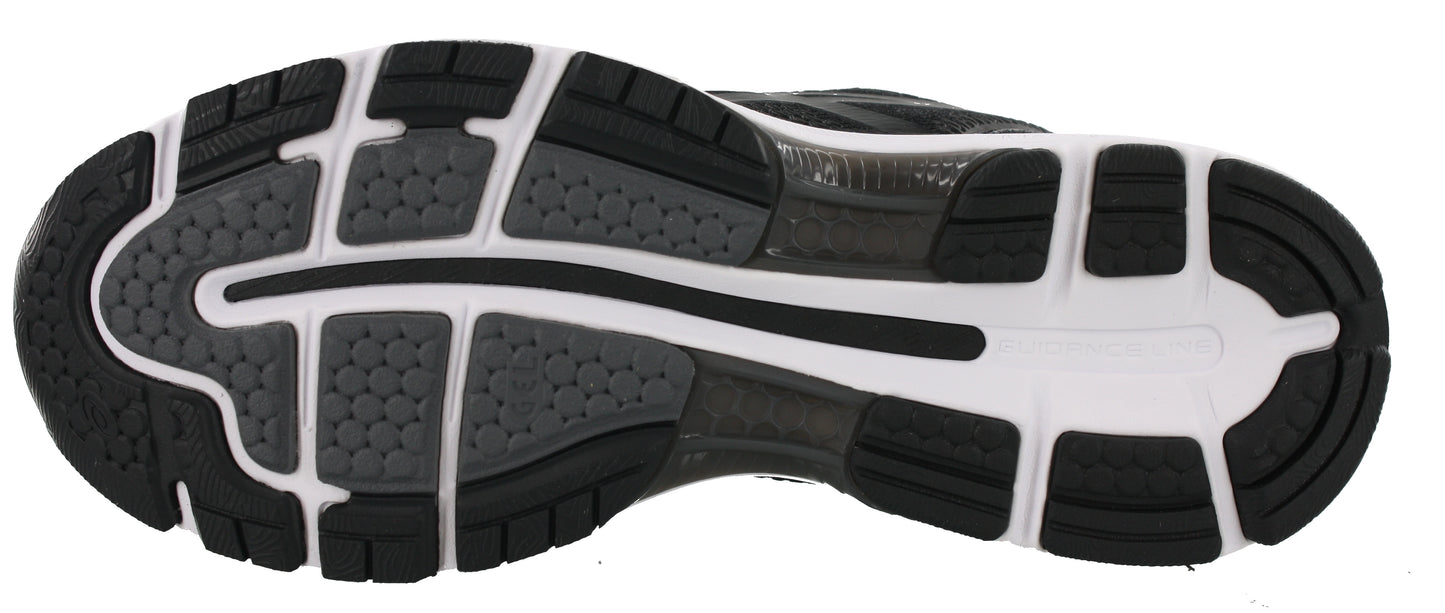 
                  
                    Sole of Black/White/Carbon1 ASICS Women Walking Trail Cushioned Running Shoes Nimbus 20
                  
                