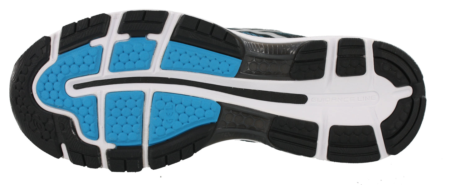 
                  
                    Sole of Island Blue/White/Black8 ASICS Men Walking Trail Cushioned Running Shoes Gel Nimbus 20
                  
                