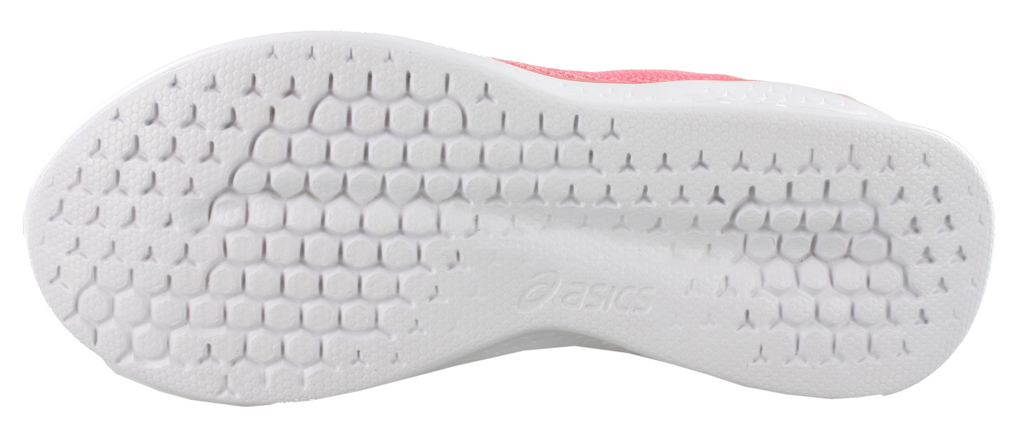 Sole of Peach Petal and Frosted Rose ASICS Fuzetora Twist Lightweight Walking Shoes