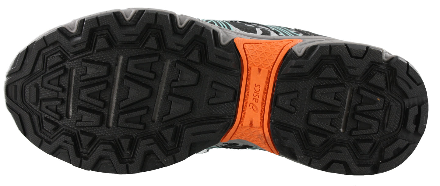 
                  
                    Sole of Black/IceGreen/Orange ASICS Women Walking Trail Cushioned Running Shoes Gel Venture 6
                  
                