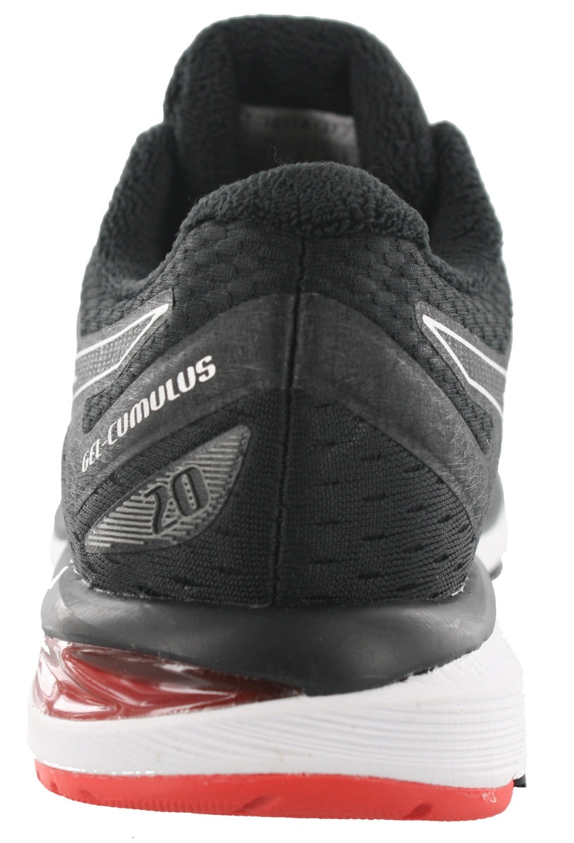 
                  
                    Back of Burgundy / Black137 ASICS Men Gel Cumulus 20 SP Cushioned Running Shoes
                  
                