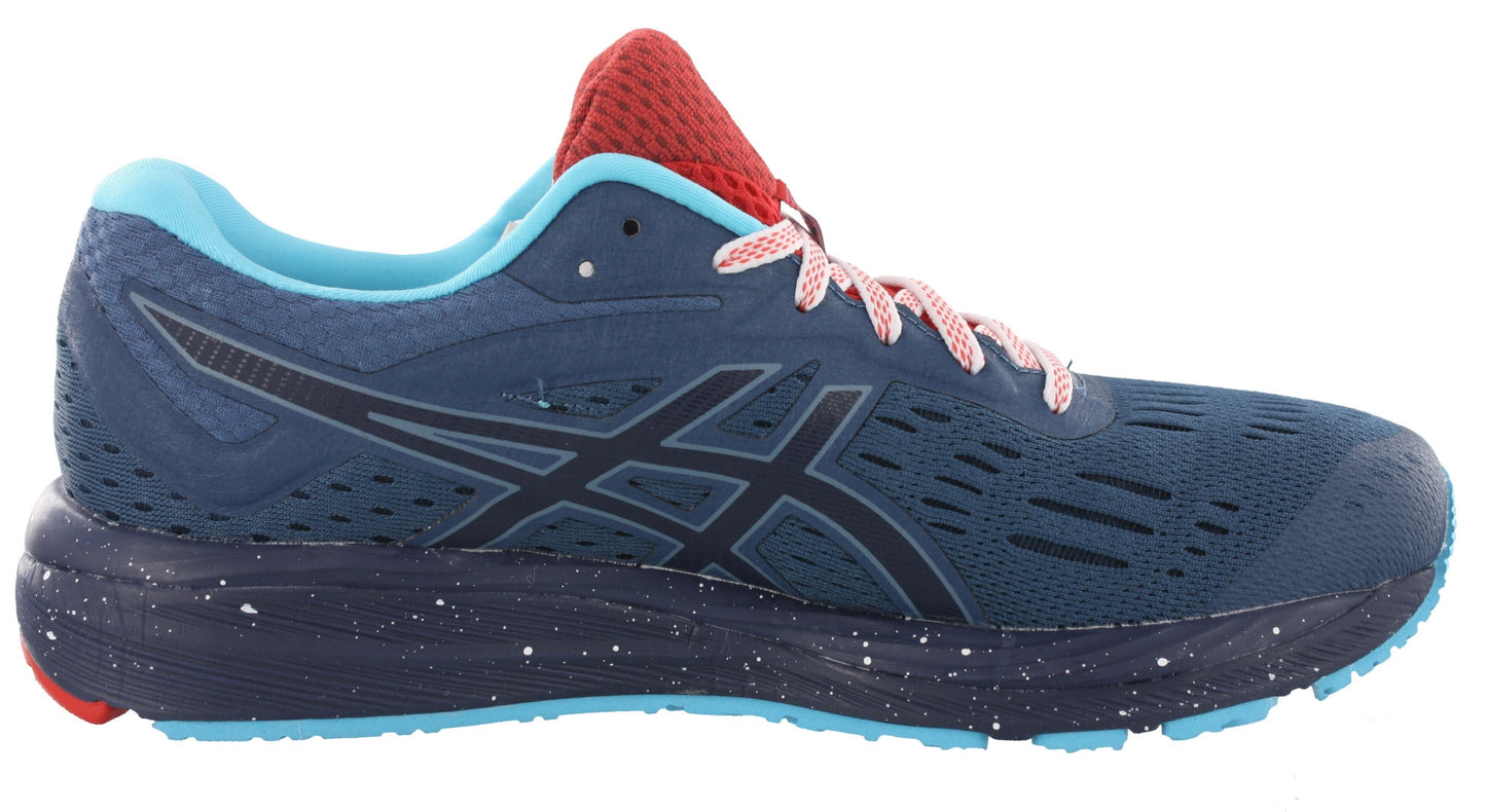 
                  
                    Medial of Grand Shark and Peacoat colored ASICS Gel Cumulus 20 LE Men's Running Shoes for Underpronation
                  
                