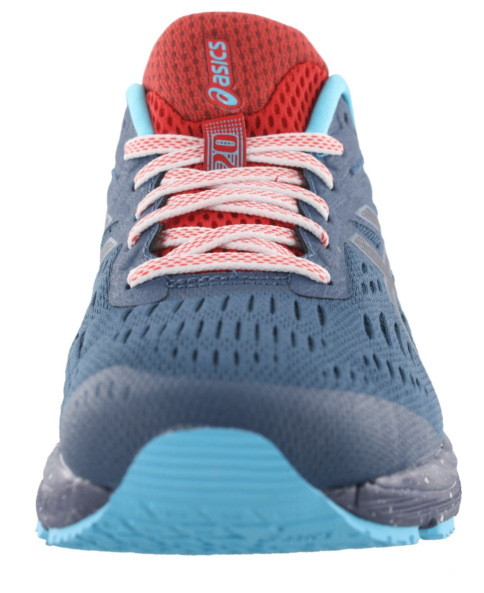 
                  
                    Front of Grand Shark and Peacoat colored ASICS Gel Cumulus 20 LE Men's Running Shoes for Underpronation
                  
                