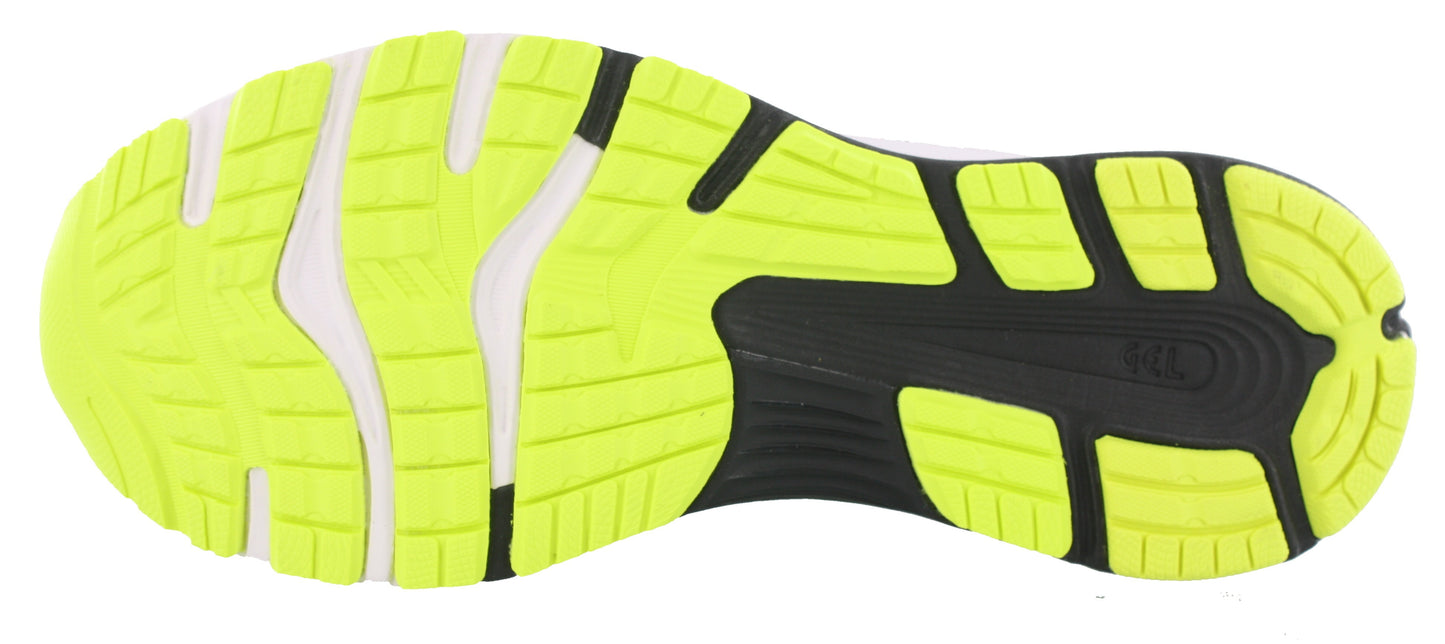 Sole of Safety Yellow/Black ASICS Men Walking Trail Cushioned Running Shoes Gel Nimbus 21
