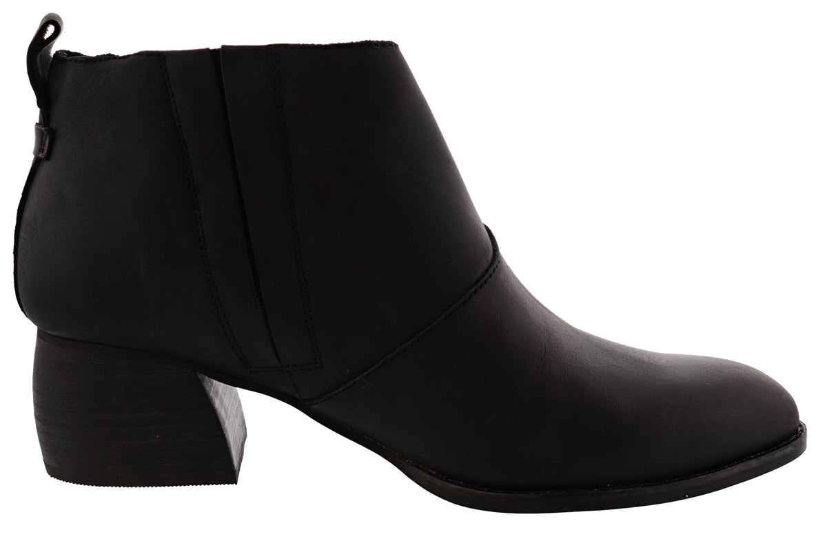 Toms Leilani Side Zipper Ankle Booties-Women | Shoe City