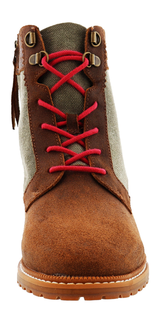 Toms Nolita Lace Up Ankle Booties-Women | Shoe City