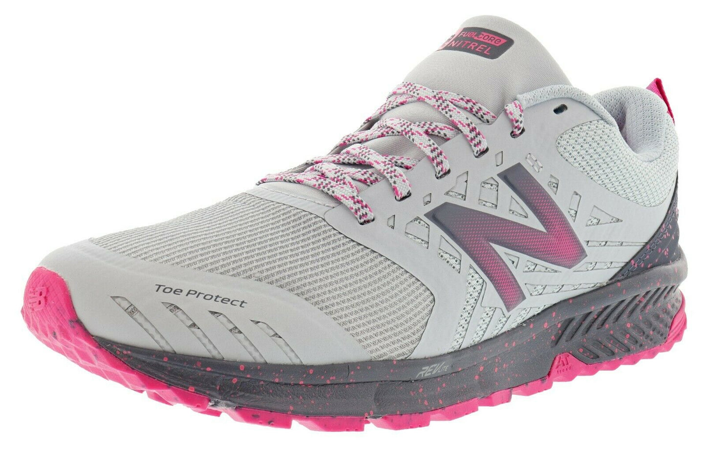 
                  
                    Front of New Balance Nitrel v1 Women's FuelCore Trail Running Shoes
                  
                