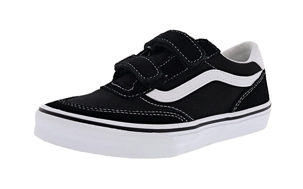 Vans Kid's Brooklyn LS V Hook and Loop Strap Sneakers