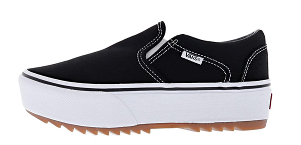Vans Women's Asher ST Slip On Platform Shoes – Shoe City