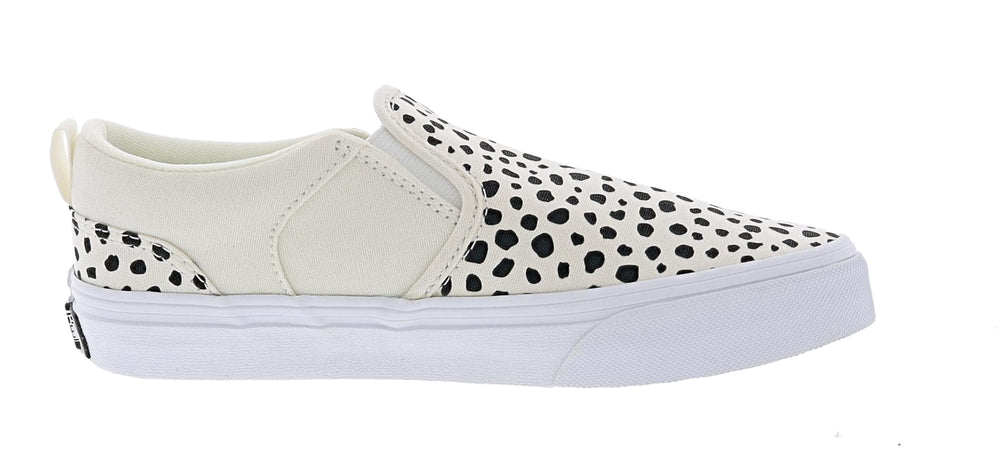 Vans Kid s Asher Graphic Print Slip On Sneakers Shoe City