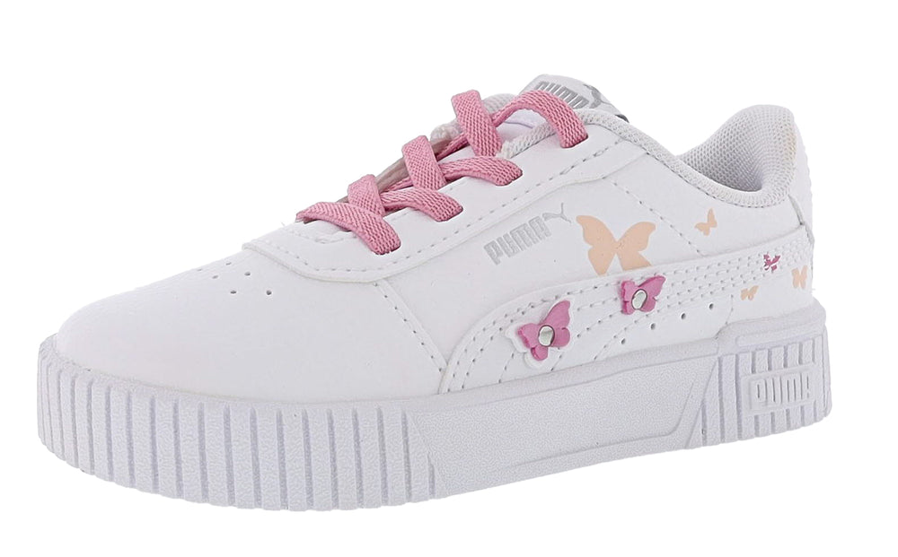 Puma Toddler's Carina 2.0 Butterfly Away Elastic Lace Up Sneakers