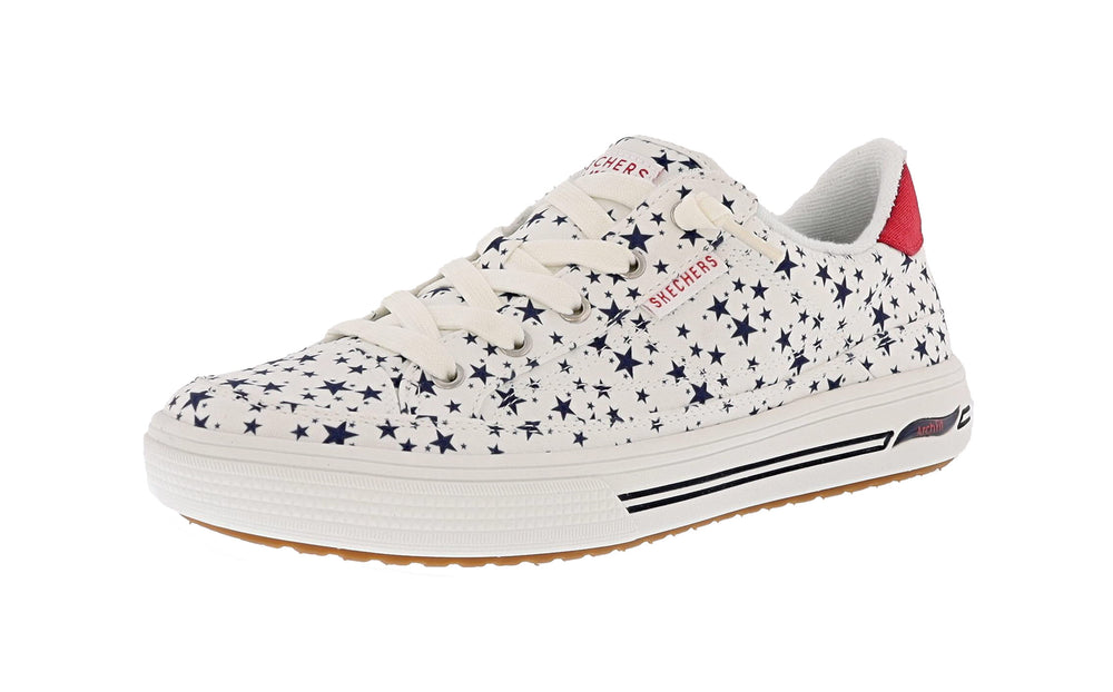 Skechers Women's Arch Fit Arcade- Born Free Canvas Upper Shoes