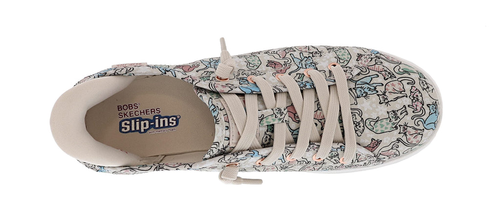 Skechers Slip-Ins: Bobs D'vine- Flower Kitty Walking Shoes Women's
