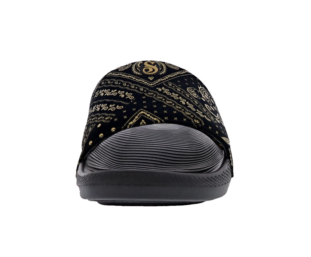 Skechers X Snoop Dogg: Low Slider- Velvet Paisley Sandals Men's