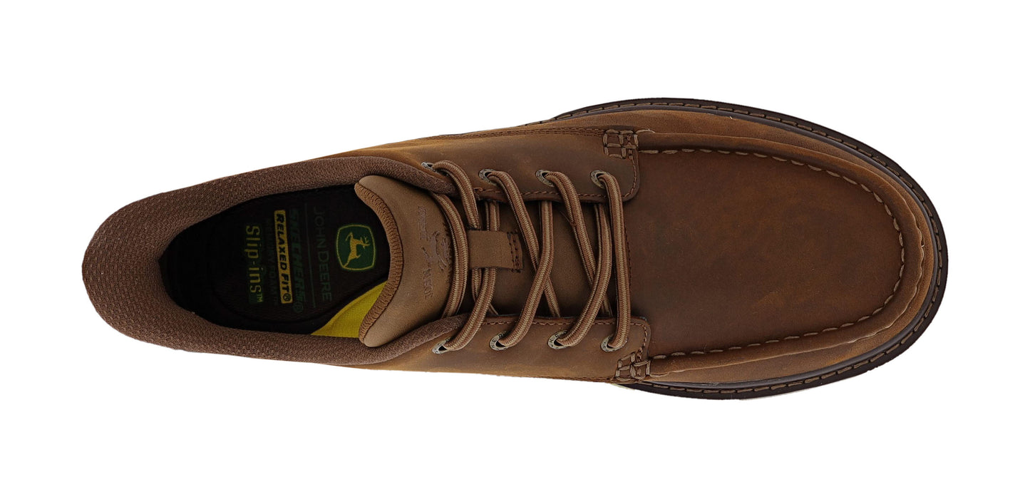 
                  
                    Skechers Men's John Deere Leather Moc Toe Brockman- Hawkson Slip-Ins
                  
                