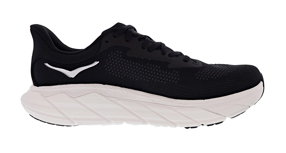 Hoka One Arahi 7 Men\'s Running Athletic Sneakers BLACK WHITE NWOB 12 Men main image 4