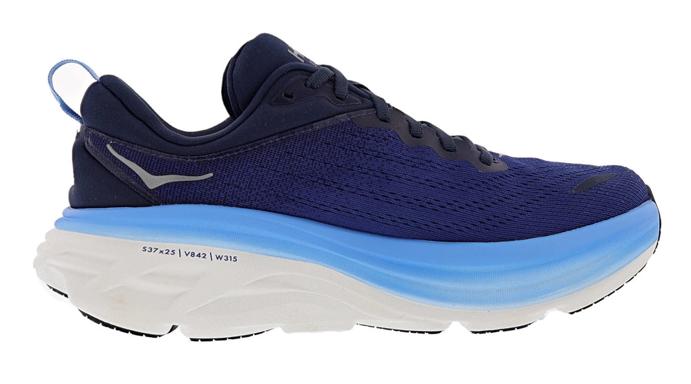 Hoka One One Bondi 8 Shoes Mens Size 11.5 Blue Cushioned Running Sneakers s-l400.jpg main image 3