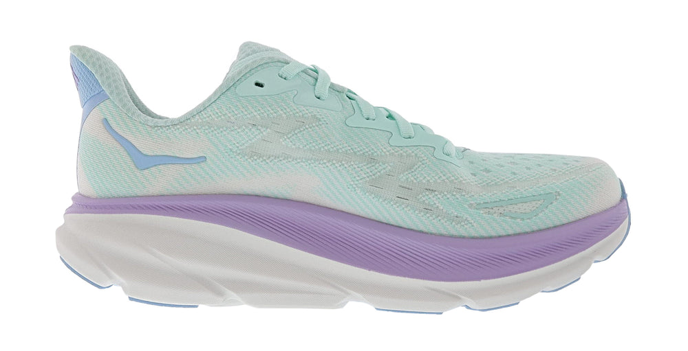 Hoka Clifton 9 Wide Width Cushioned Running Shoes Women's-ShoeCity