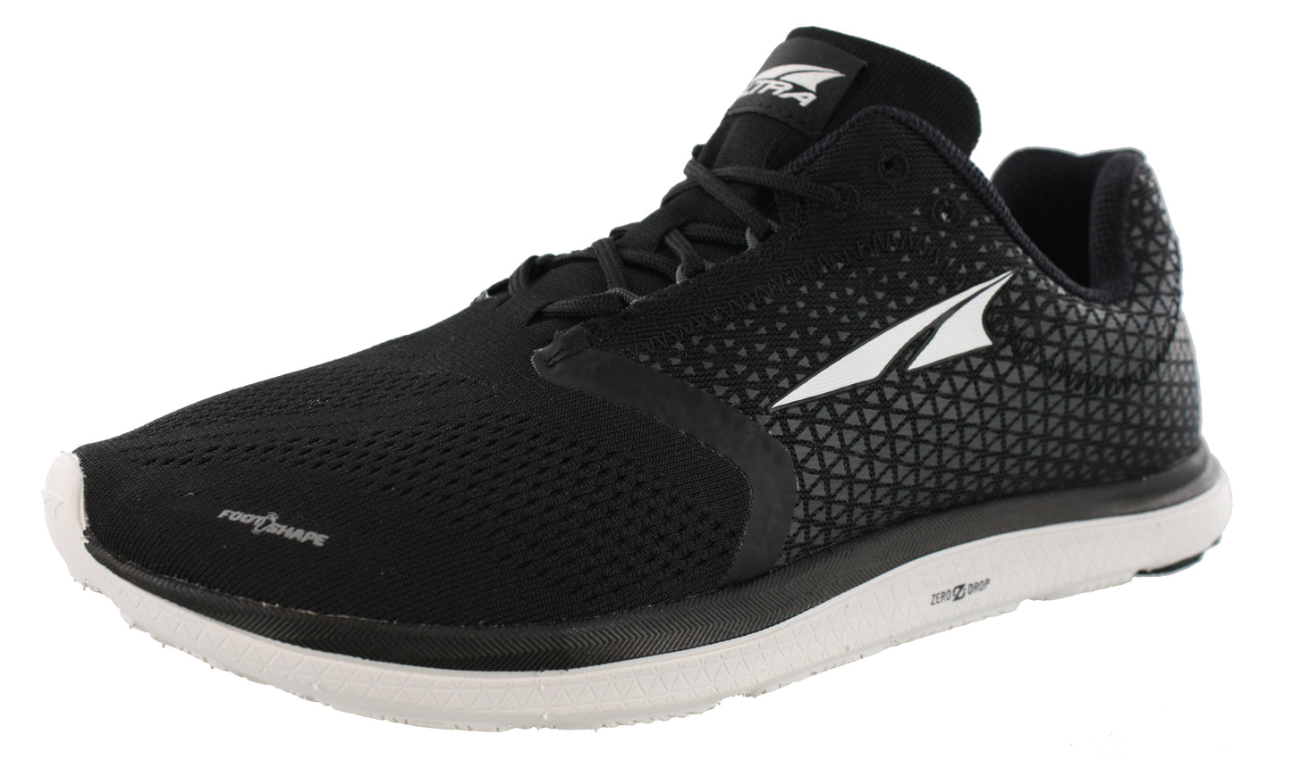 Lasteral of Black Altra Men's Running Lightweight Platform Flexible Shoes Solstice