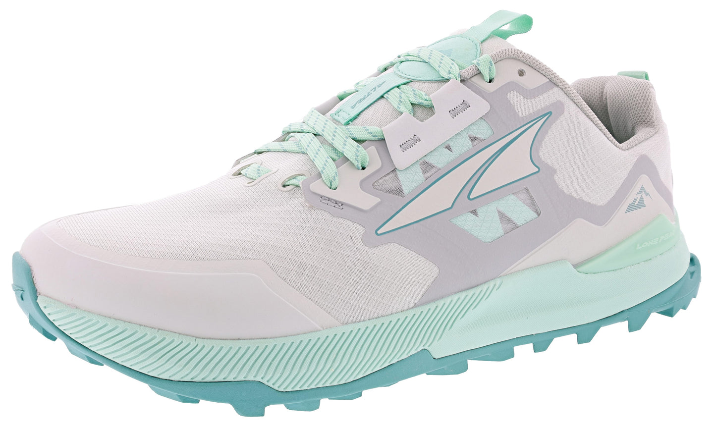 
                  
                    Lateral of Light Grey Altra Women's Lone Peak 7 Trail Running Shoes
                  
                