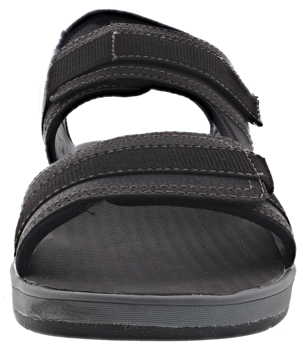 NEW ROCKPORT men\'s lucky bay sport 3 strap sandal in black Rockport Lucky Bay Sport 3 Men main image 2