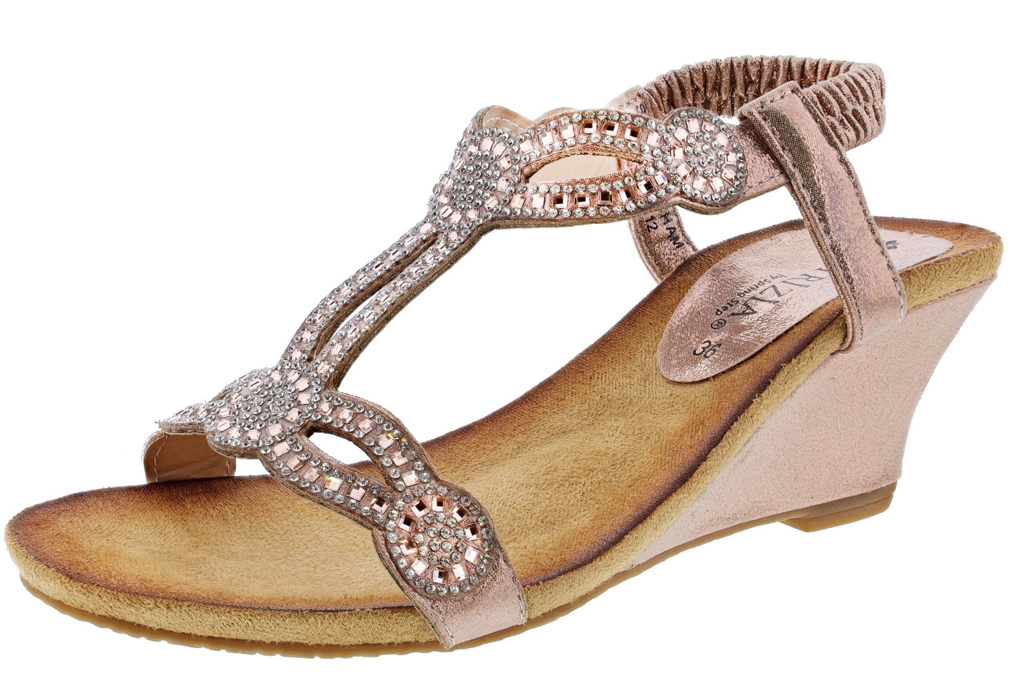 Patrizia Shining T-Strap Wedge Sandals Women's | Shoe City Patrizia Shining T-Strap Wedge Sandals Women's | Shoe City