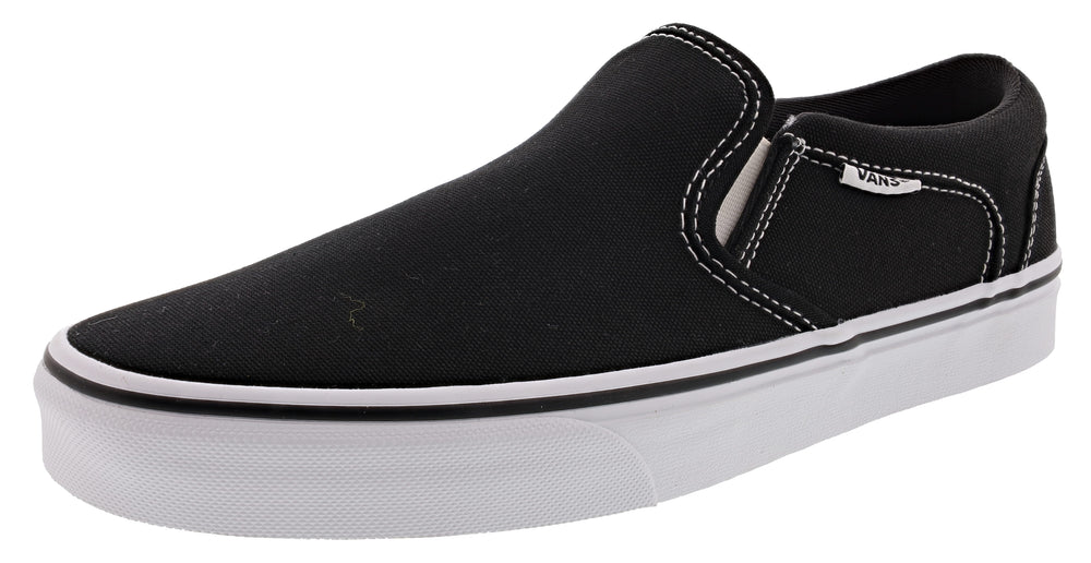Vans Classic Slip-On Shoe in Black - Size: Mens 8.0/Womens 9.5