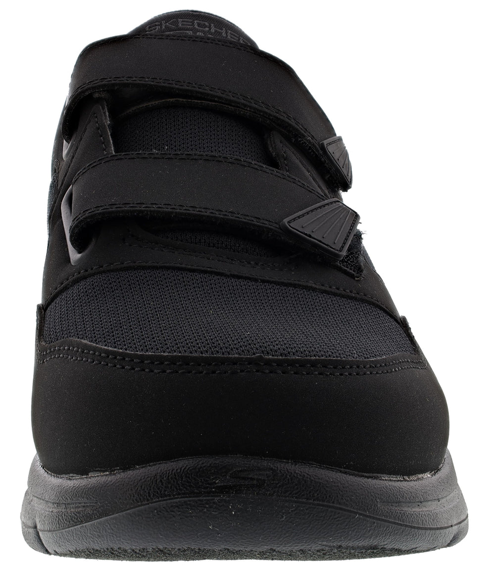 12.5 4e hook loop mens light weight shoes Skechers Go Walk 5 Wistful 4E Wide Width Walking Shoes-Men