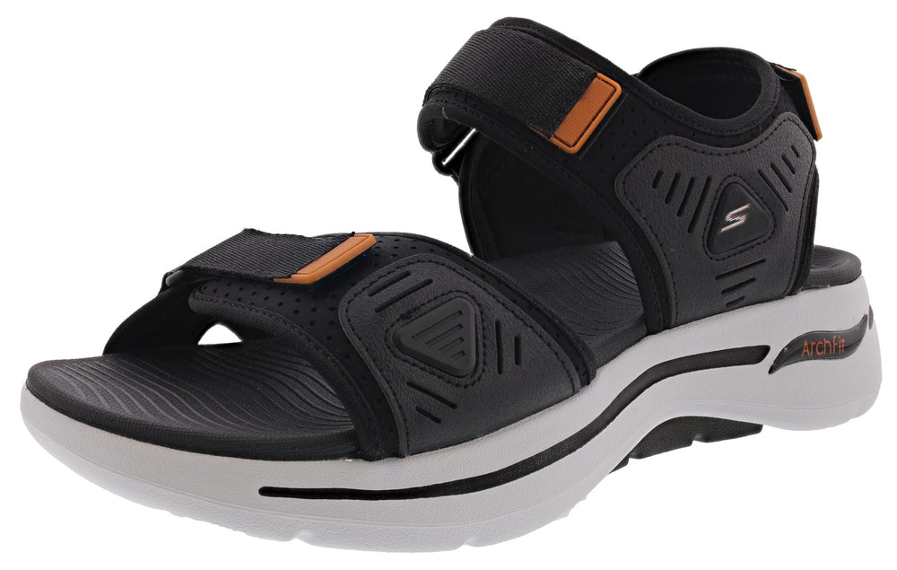 Skechers Men's Go Walk Arch Fit Sandal Adjustable Outdoor Sandals
