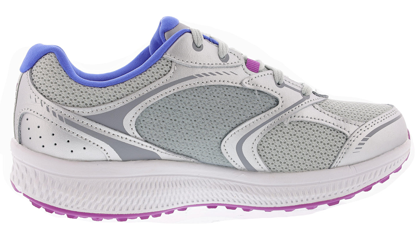 Kids' Silver Performance Pull-On Sneakers -All in Motion - Lt purple-size  2- new
