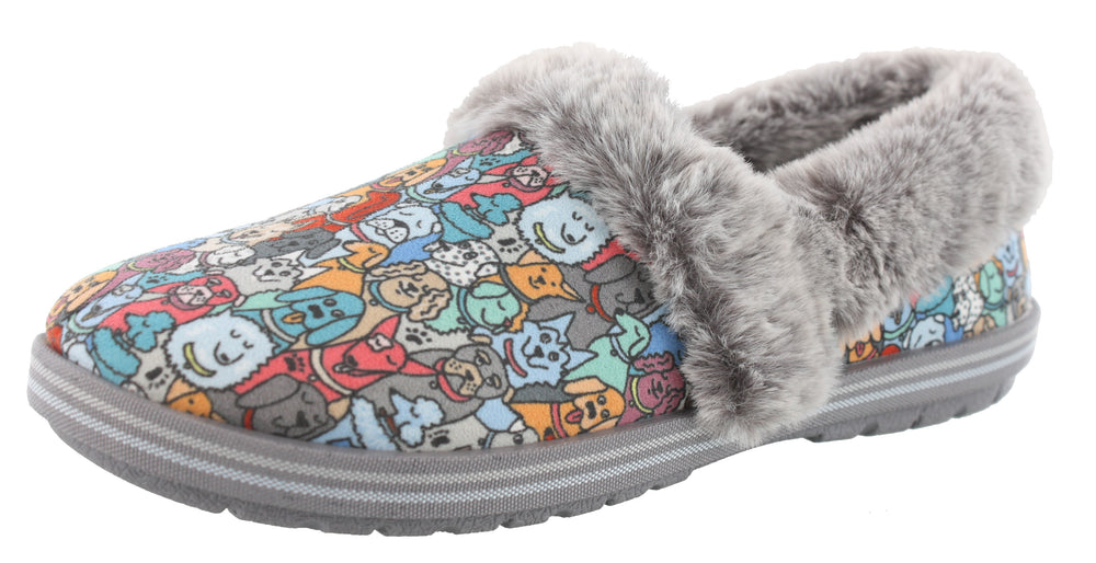 Skechers Bobs Women's Too Cozy Pooch Parade Slippers