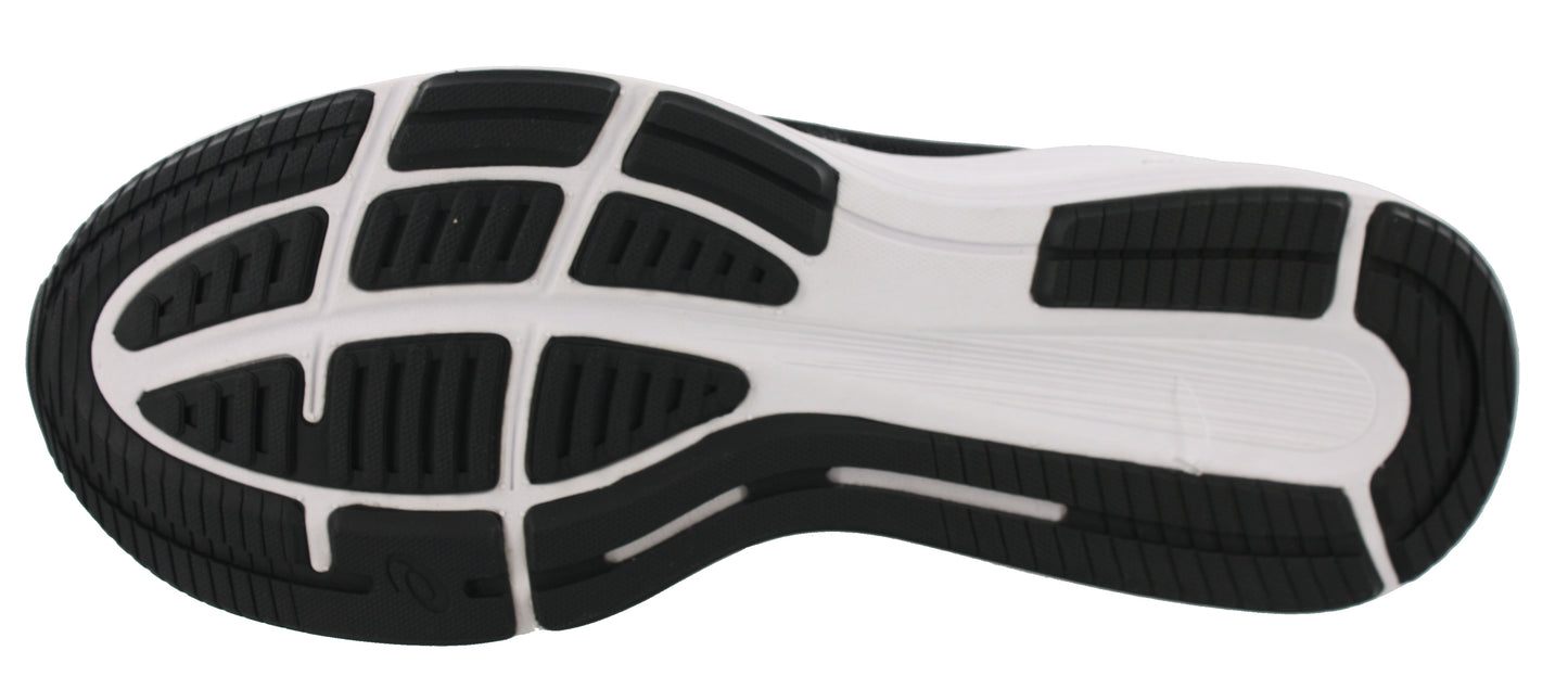 
                  
                    Sole of Black/Silver/White ASICS Women Walking Cushioned Running Shoes Roadhawk FF
                  
                