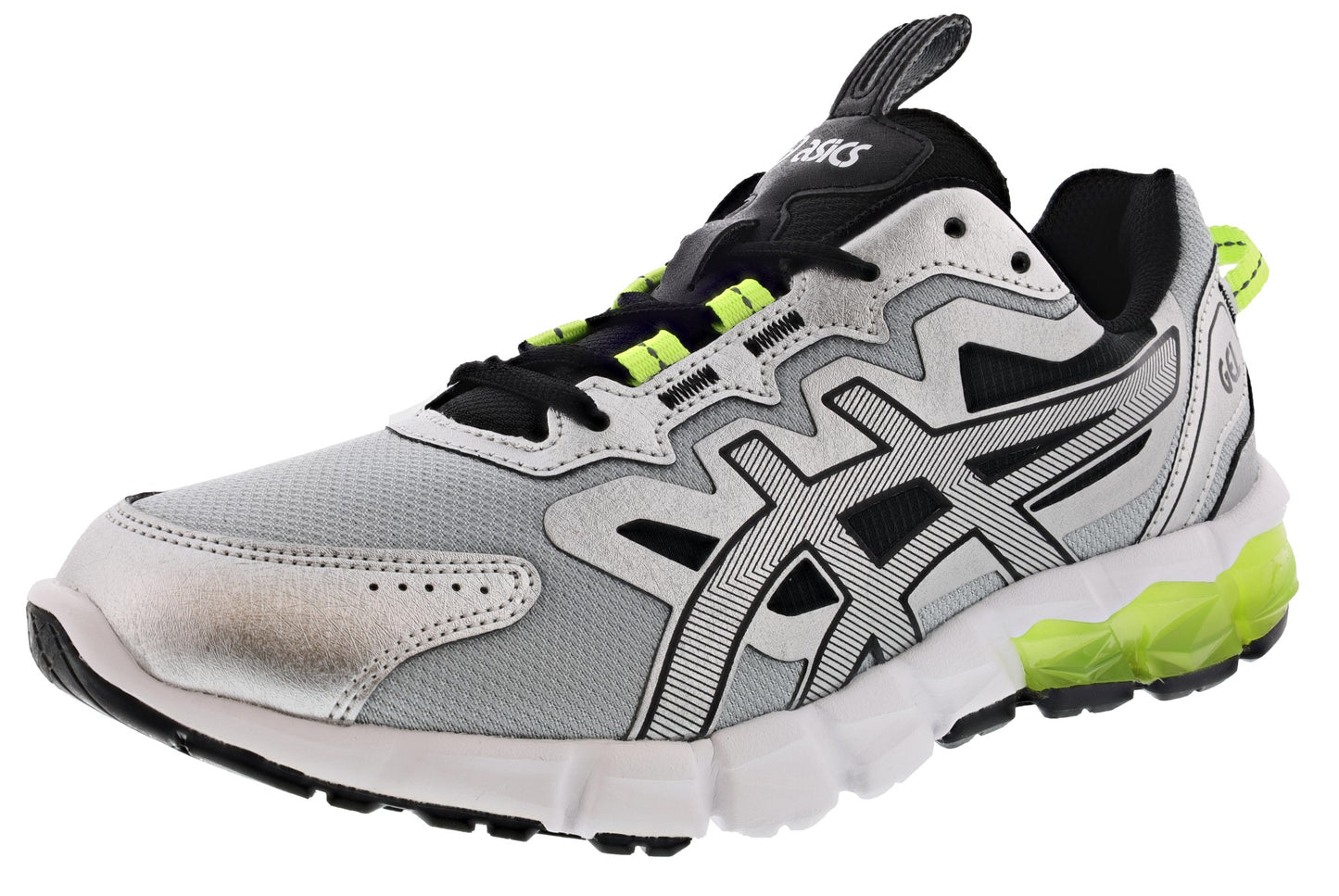 
                  
                    Lateral of Black/Pure Silver Asics Men's Gel Quantum 90 Lightweight Comfort Shoes
                  
                