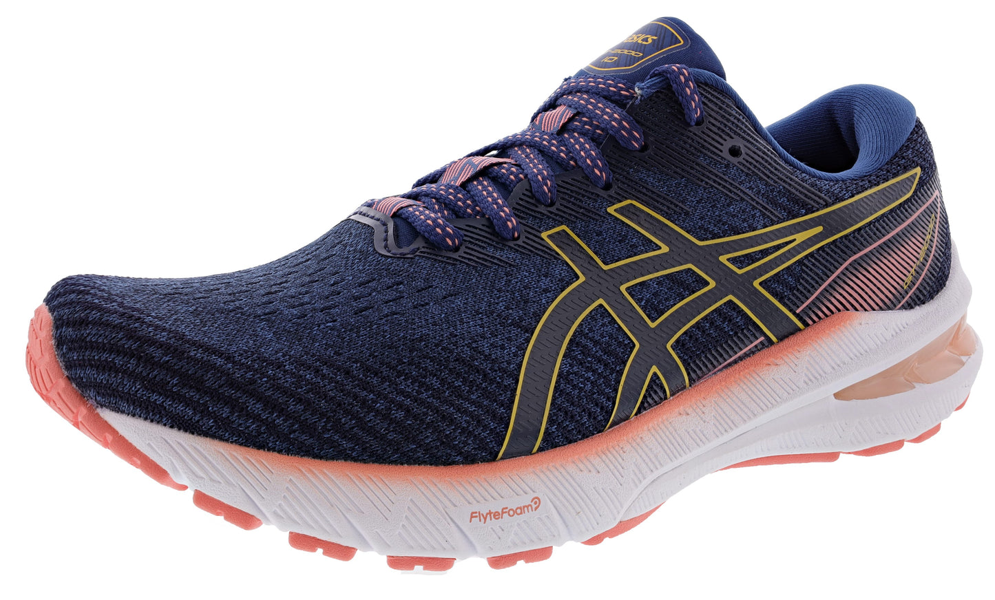 
                  
                    Lateral of Soft Lavender/Black ASICS Women Cushioned Running Shoes GT 2000 10
                  
                