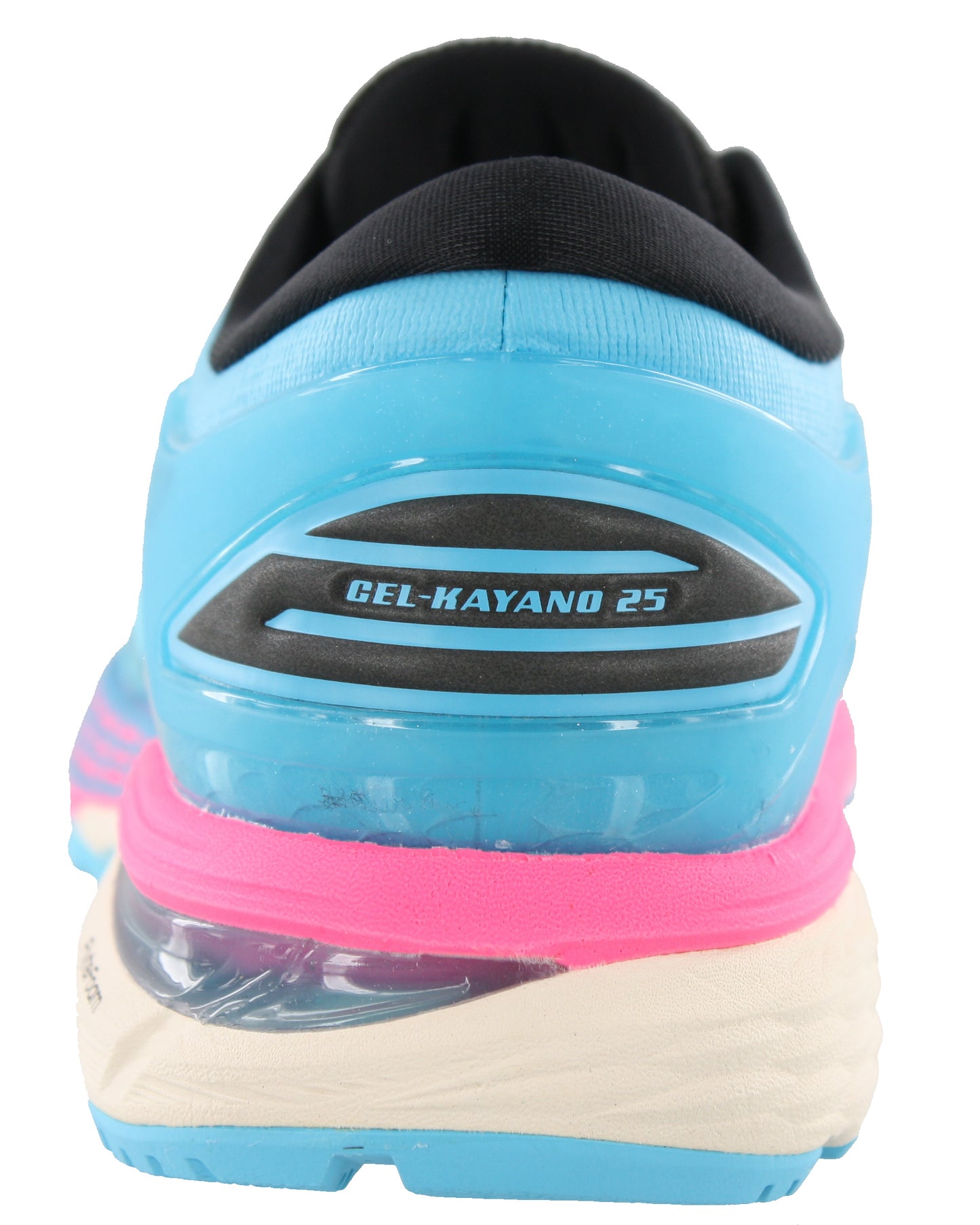 
                  
                    Back of Aquarium / Black ASICS Women Walking Stability Support Running Shoes Kayano 25
                  
                