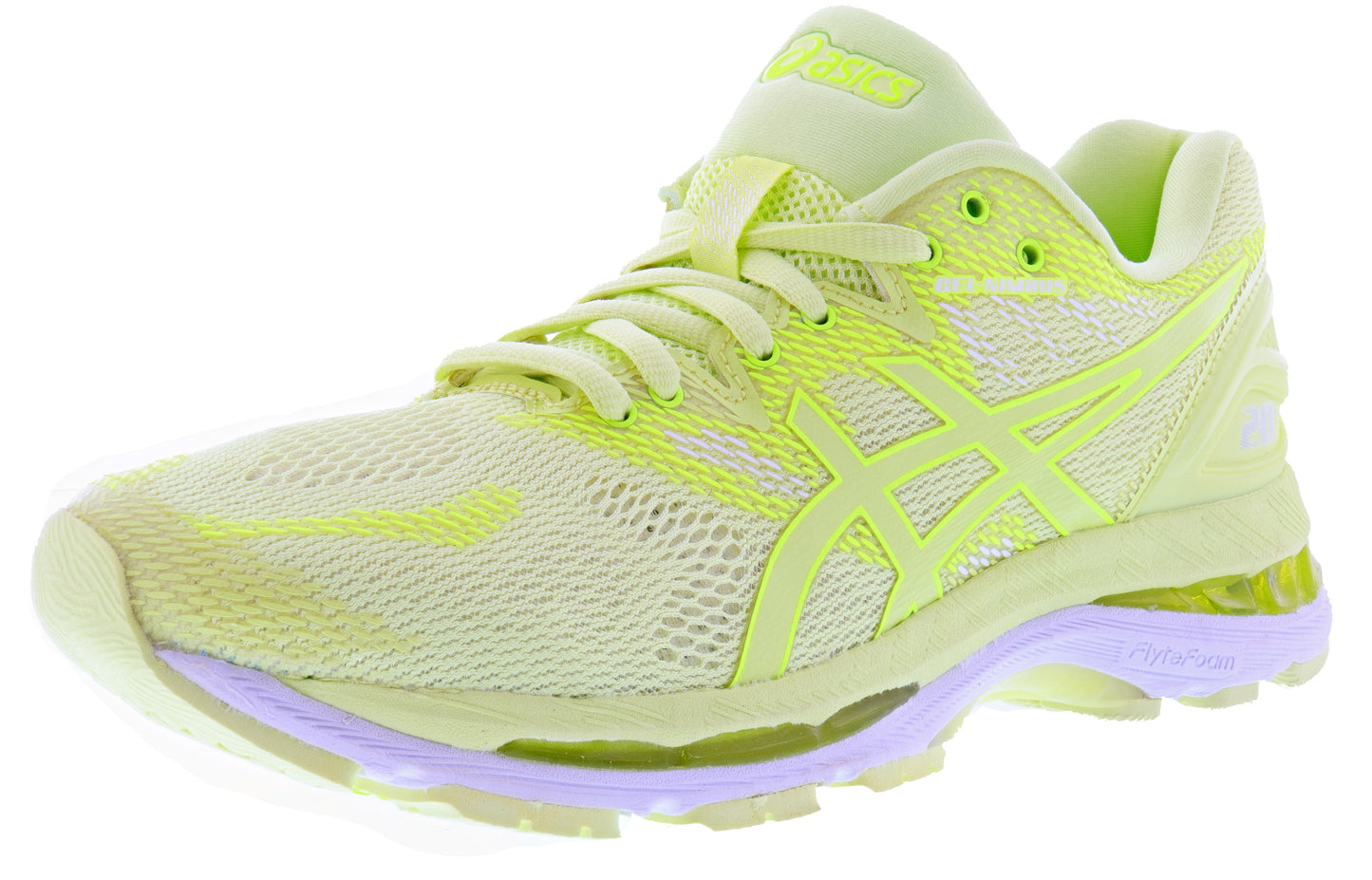 
                  
                    Lateral of Limelight/Limelight/Safety Yellow ASICS Women Walking Trail Cushioned Running Shoes Nimbus 20
                  
                