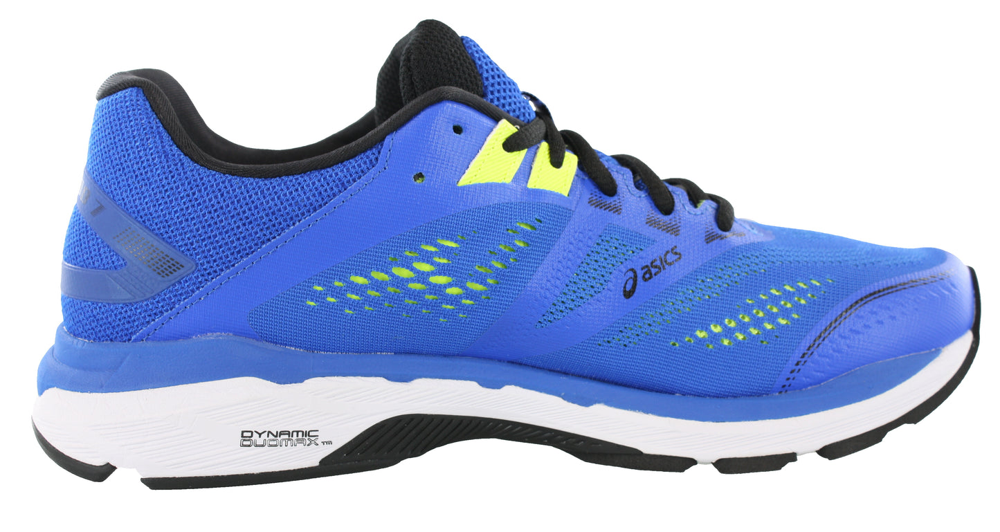 
                  
                    Medial of Illusion Blue with Black and Yellow accents ASICS Men Walking Trail Cushioned Running Shoes GT 2000 7
                  
                