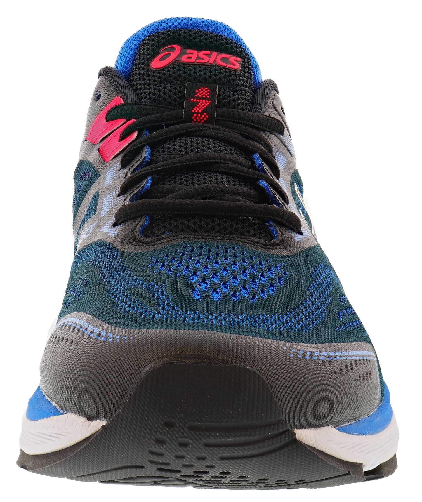 
                  
                    Front of Illusion Blue/Black ASICS Men Walking Trail Cushioned Running Shoes GT 2000 7
                  
                