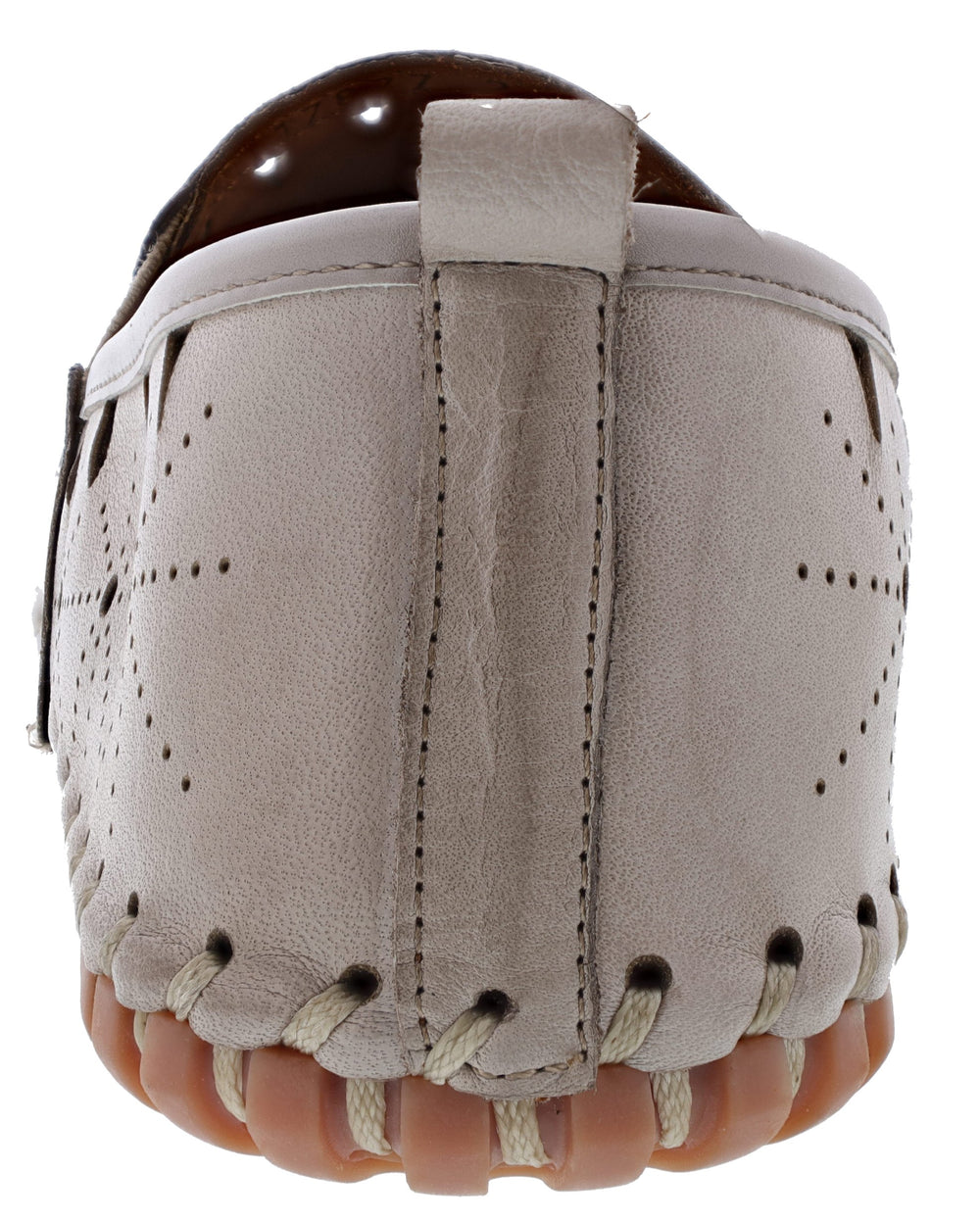 Spring Step Fusaro Tan Leather Perforated Slip-On Loafers Women\'s 41 US 9.5-10 Spring Step Fusaro Tan Leather Perforated Slip-On Loafers  main image 4