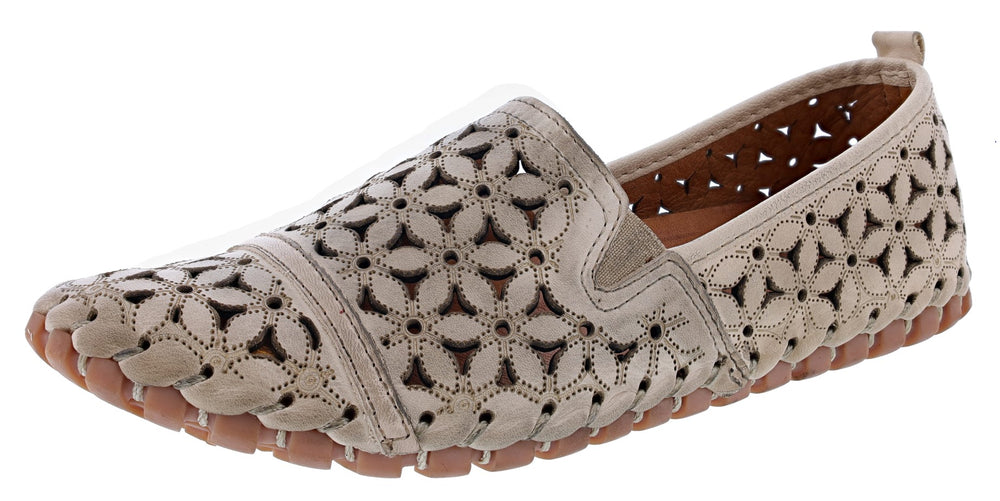 
                  
                    Spring Step Women's Flowerflow Perforated Slip-On Walking Shoes
                  
                