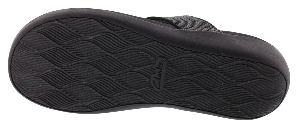 Clarks Brio Vibe Comfortable Flip Flops for Wide Feet  display picture 3